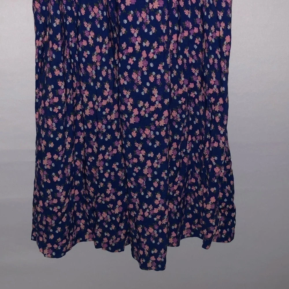 Carter's Pink & Blue Floral Long Dress